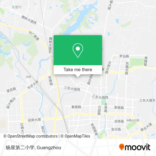 杨屋第二小学 map