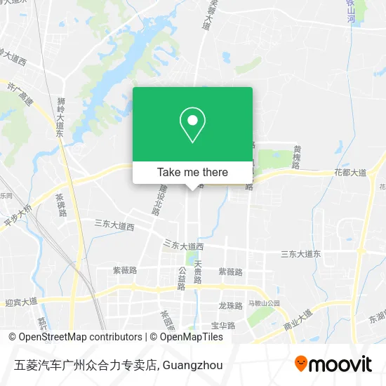 五菱汽车广州众合力专卖店 map