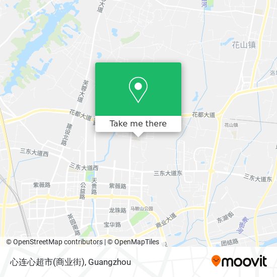 心连心超市(商业街) map