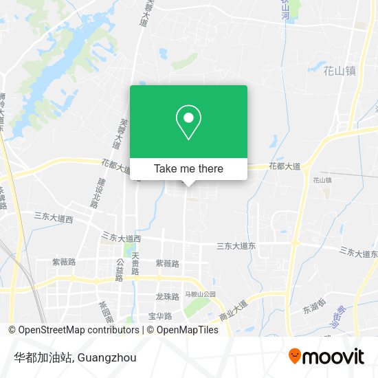 华都加油站 map