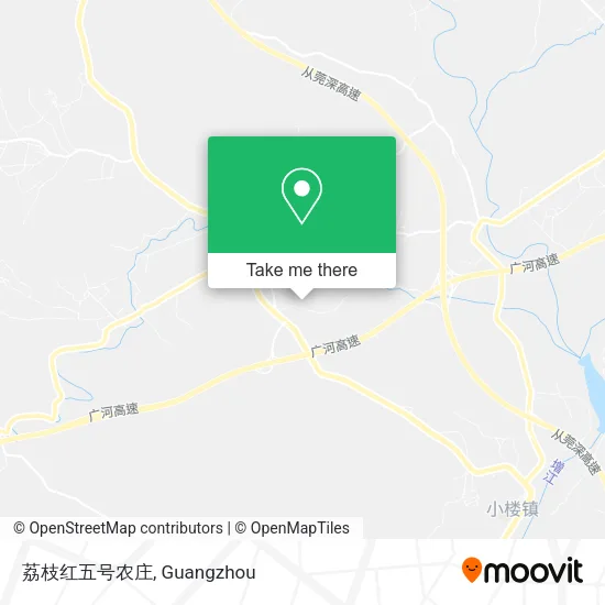 荔枝红五号农庄 map