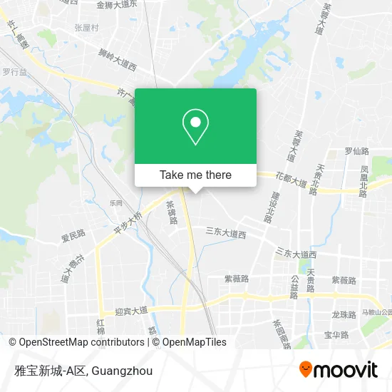 雅宝新城-A区 map