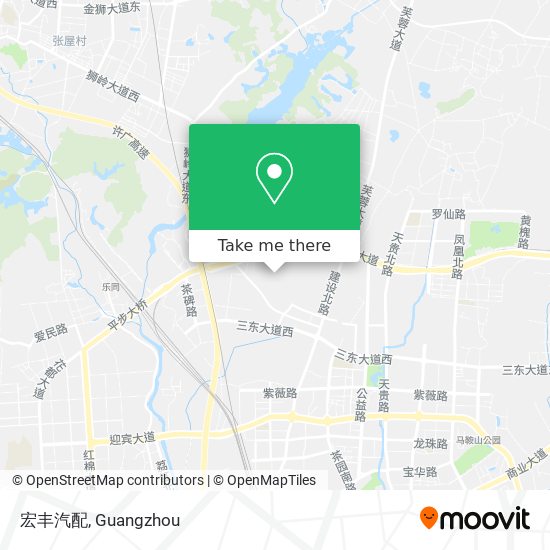 宏丰汽配 map