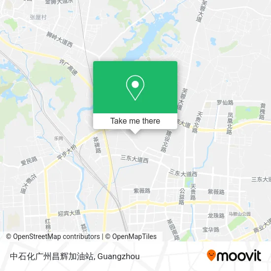 中石化广州昌辉加油站 map