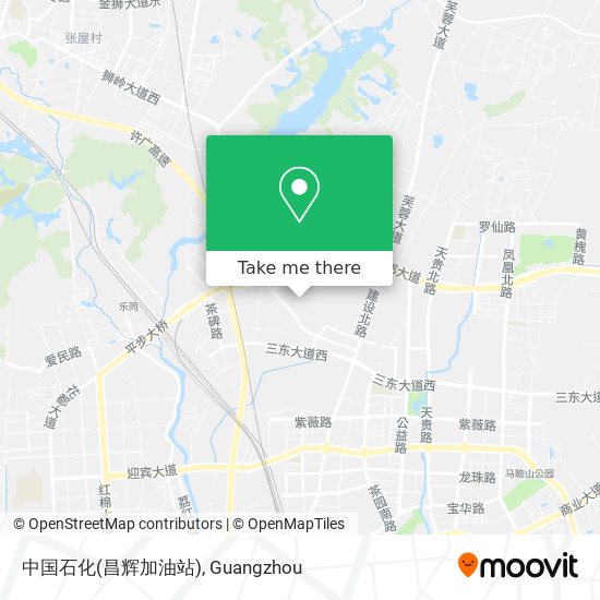 中国石化(昌辉加油站) map