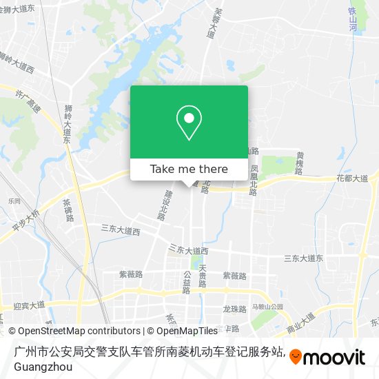 广州市公安局交警支队车管所南菱机动车登记服务站 map