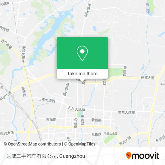 达威二手汽车有限公司 map