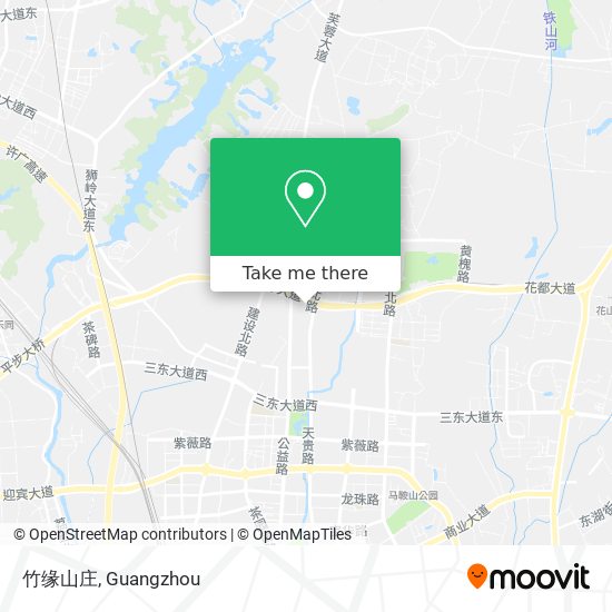 竹缘山庄 map