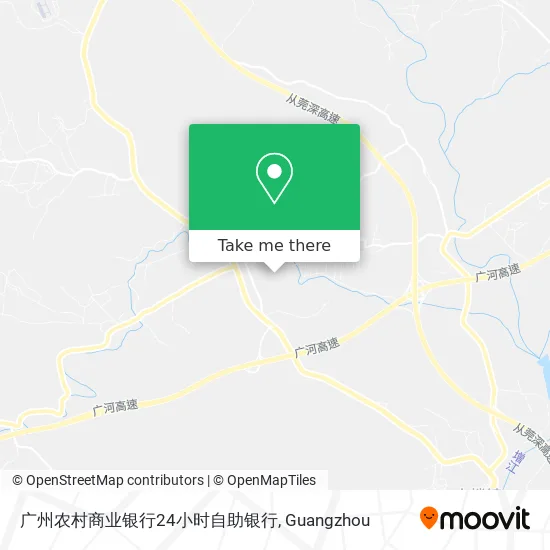 广州农村商业银行24小时自助银行 map