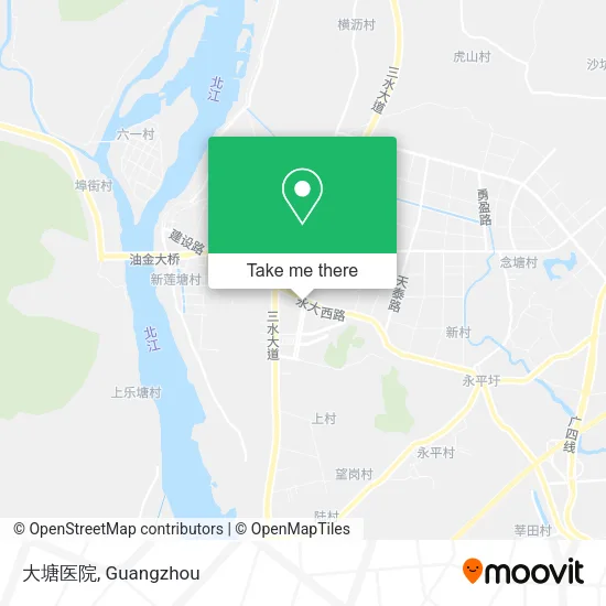 大塘医院 map