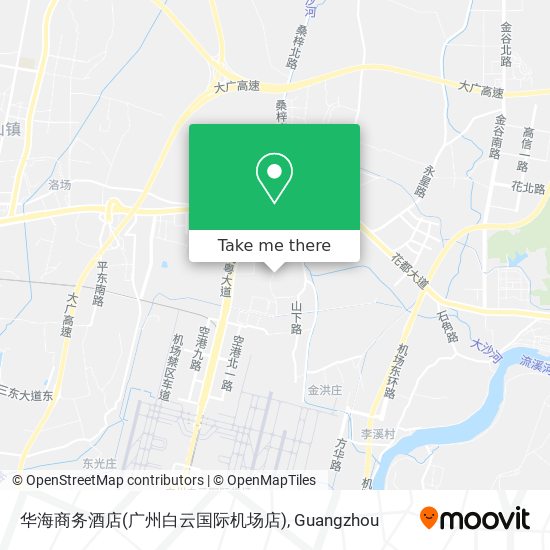 华海商务酒店(广州白云国际机场店) map