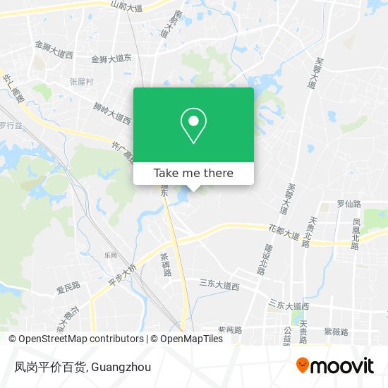 凤岗平价百货 map