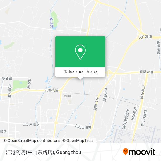 汇港药房(平山东路店) map