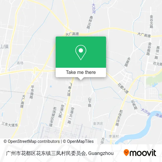 广州市花都区花东镇三凤村民委员会 map