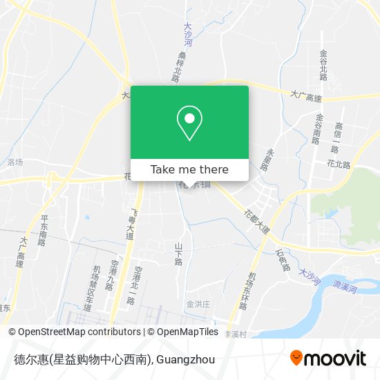 德尔惠(星益购物中心西南) map