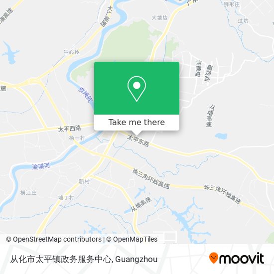 从化市太平镇政务服务中心 map