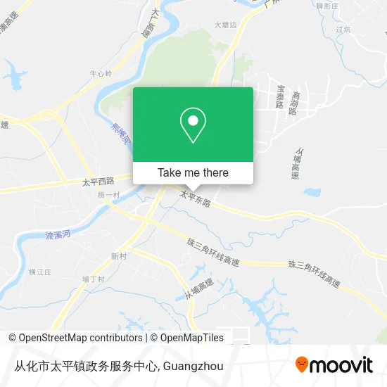 从化市太平镇政务服务中心 map