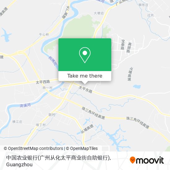 中国农业银行(广州从化太平商业街自助银行) map