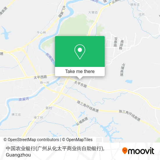 中国农业银行(广州从化太平商业街自助银行) map