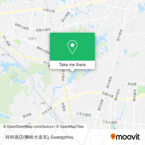 祥和酒店(狮岭大道东) map