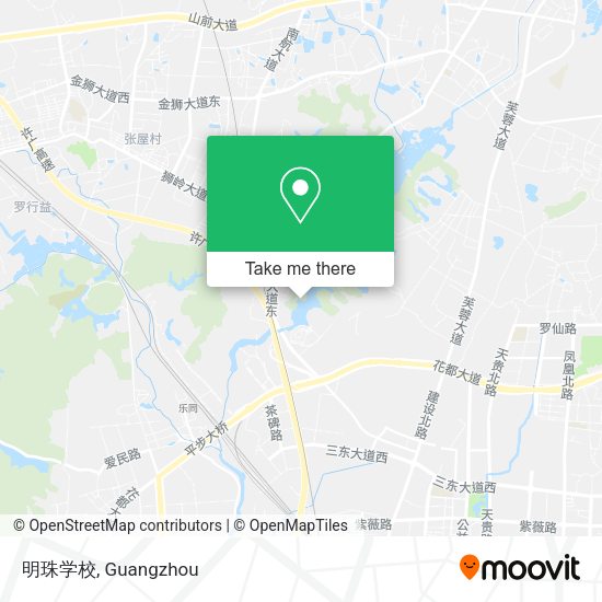明珠学校 map
