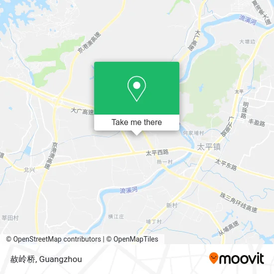 赦岭桥 map