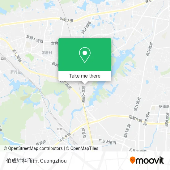 伯成辅料商行 map