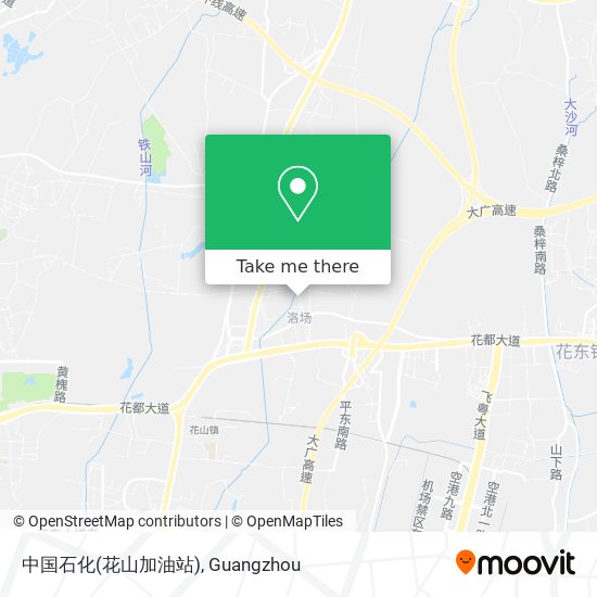 中国石化(花山加油站) map