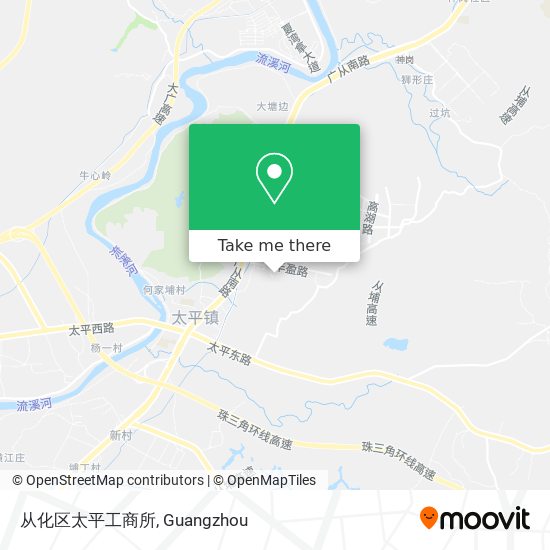从化区太平工商所 map