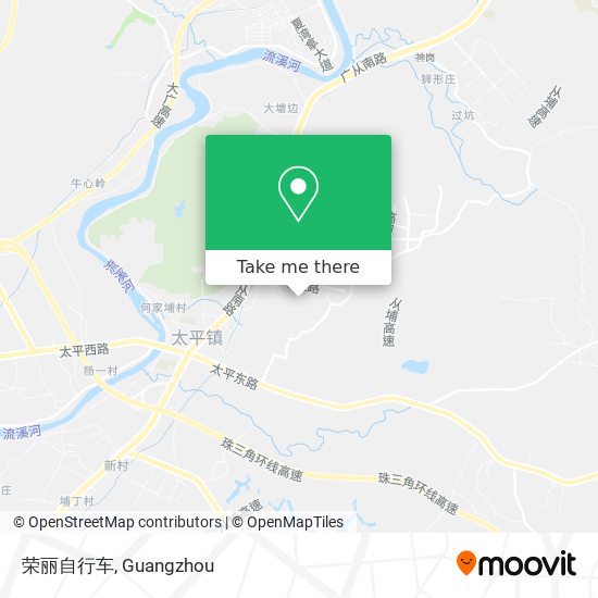 荣丽自行车 map