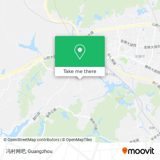 冯村网吧 map