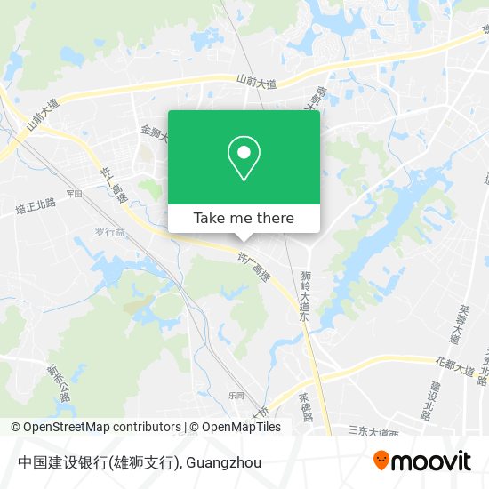 中国建设银行(雄狮支行) map