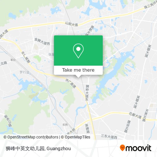 狮峰中英文幼儿园 map