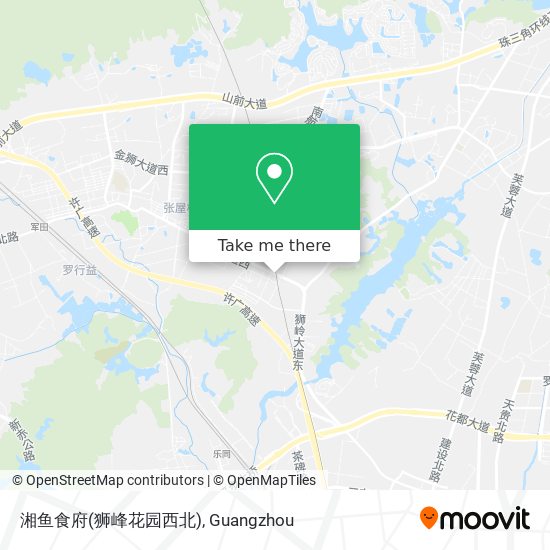 湘鱼食府(狮峰花园西北) map