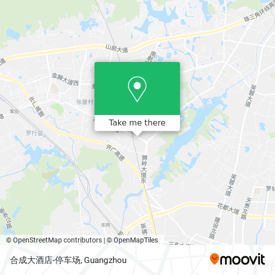 合成大酒店-停车场 map