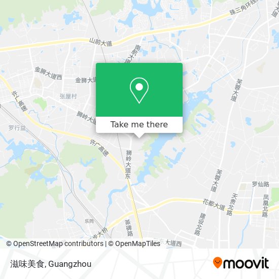 滋味美食 map