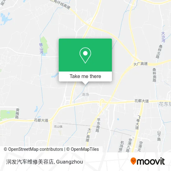 润发汽车维修美容店 map