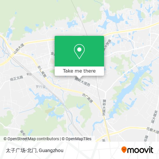 太子广场-北门 map