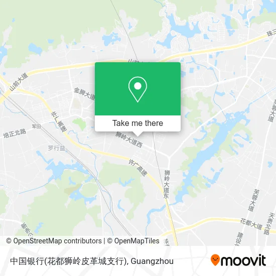 中国银行(花都狮岭皮革城支行) map