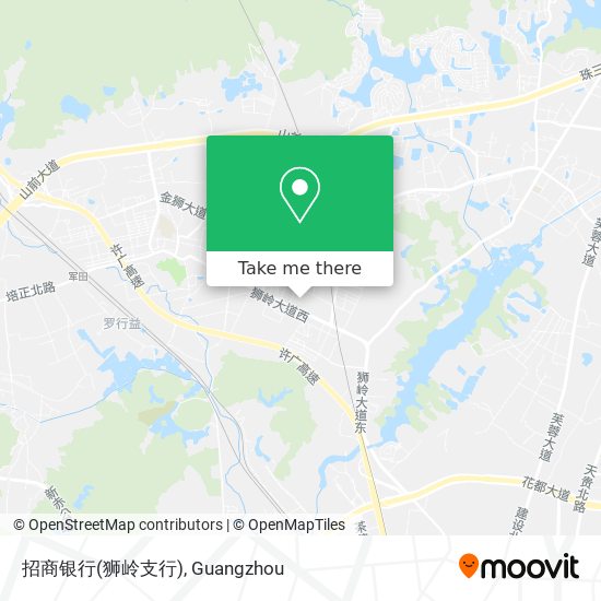 招商银行(狮岭支行) map