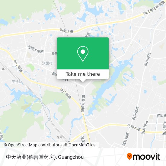 中天药业(德善堂药房) map
