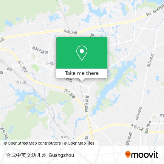 合成中英文幼儿园 map