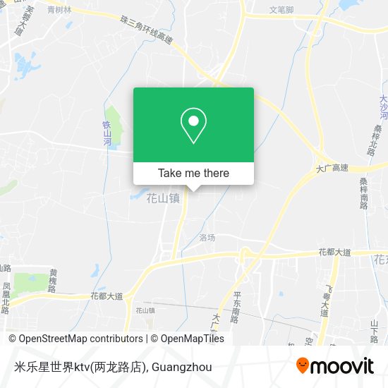 米乐星世界ktv(两龙路店) map