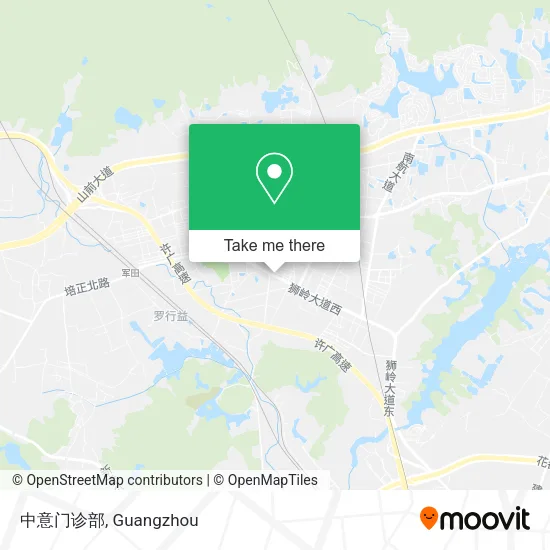 中意门诊部 map