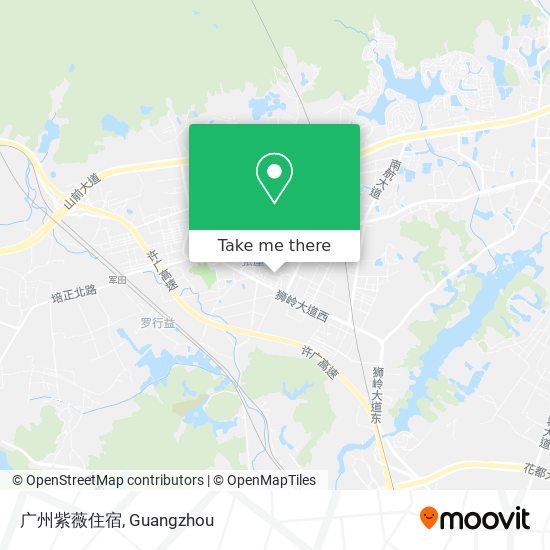 广州紫薇住宿 map