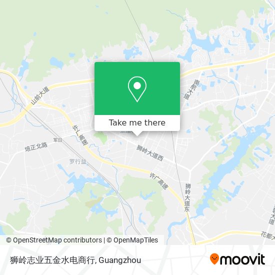 狮岭志业五金水电商行 map