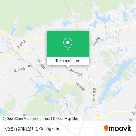 优选百货(闪壁店) map