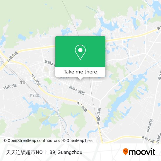 天天连锁超市NO.1189 map