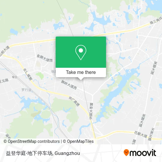 益登华庭-地下停车场 map