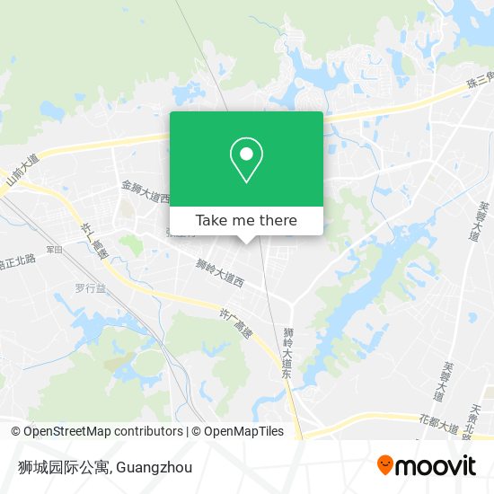狮城园际公寓 map